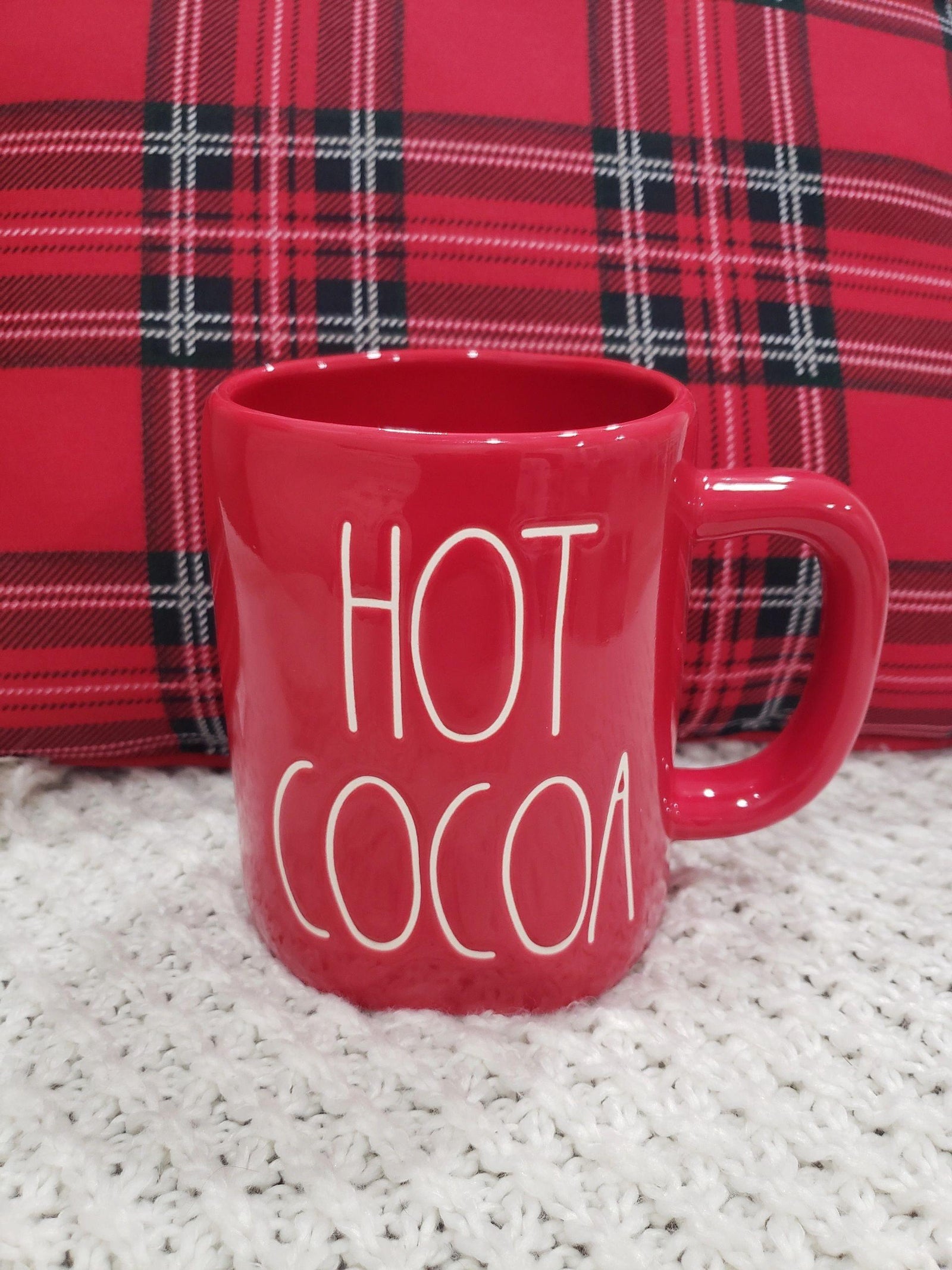 Rae Dunn "Hot Cocoa" Red Mug Holiday Collections