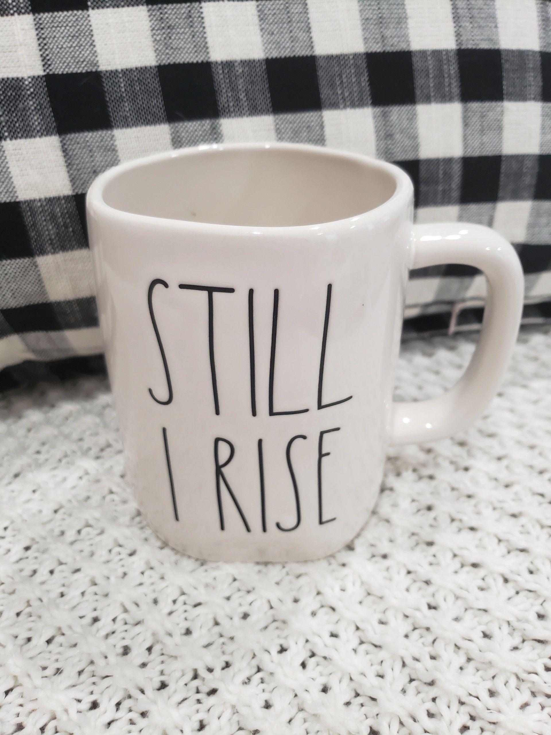 Rae Dunn "Still I Rise" White Mug Collection