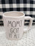 Rae Dunn "Mom's Got It All" White Mug Collection