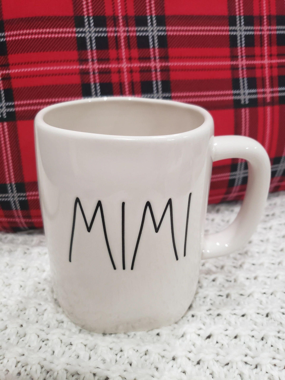 Rae Dunn &quot;Mimi&quot; White Mug Collection