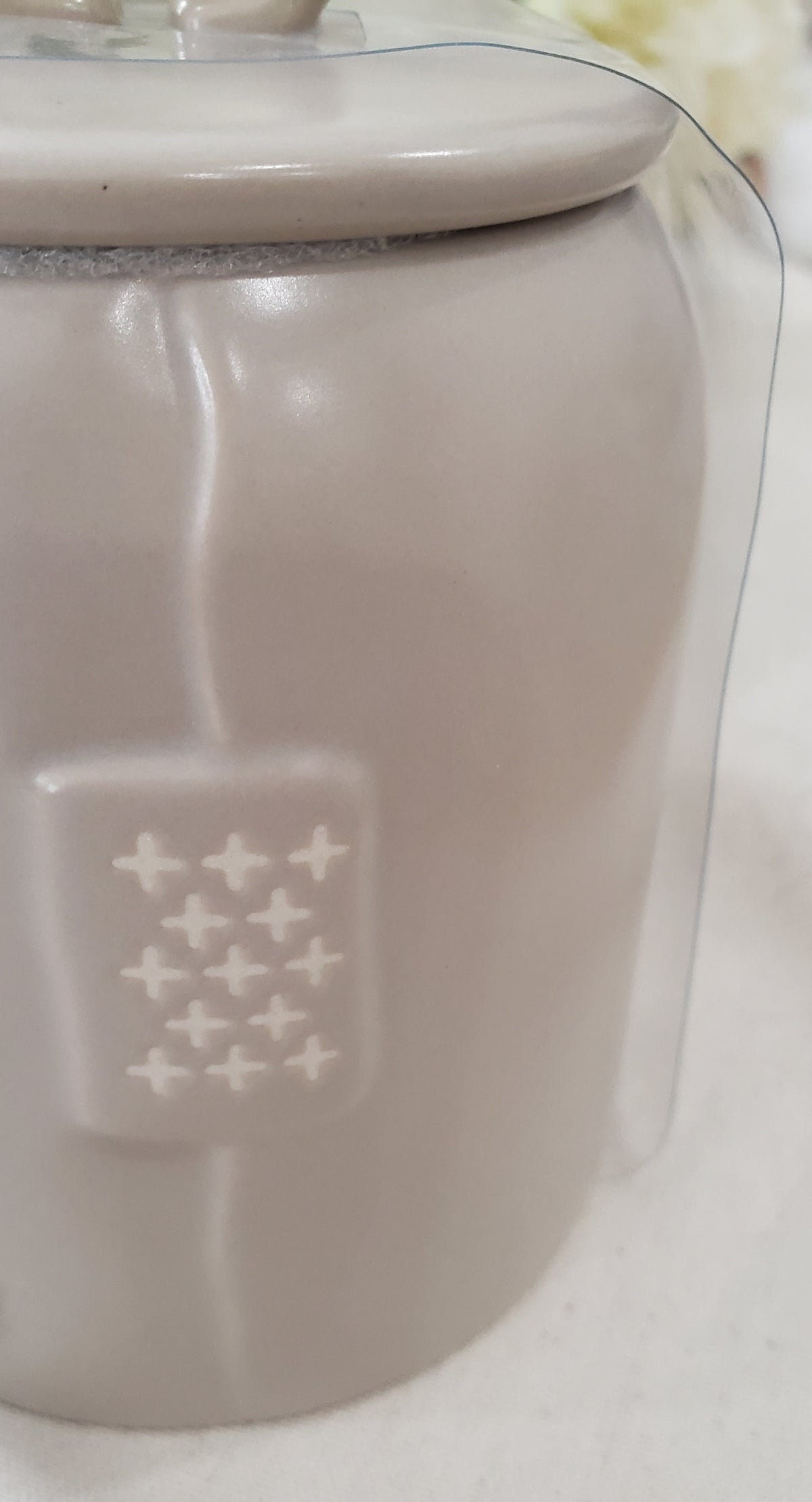 Rae Dunn &quot;Honey&quot; Grey Honey Jar Studio Collection