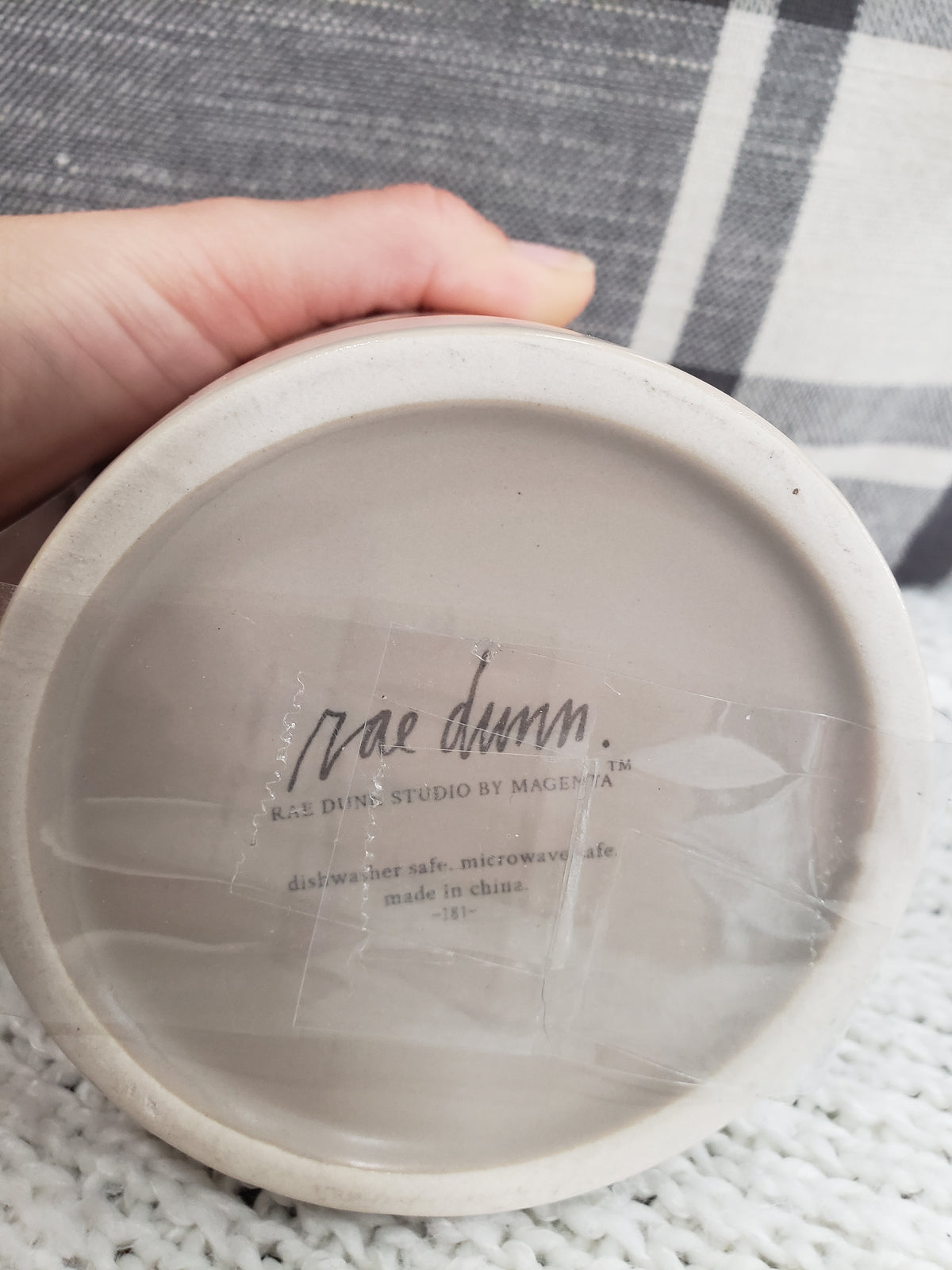 Rae Dunn &quot;Honey&quot; Grey Honey Jar Studio Collection