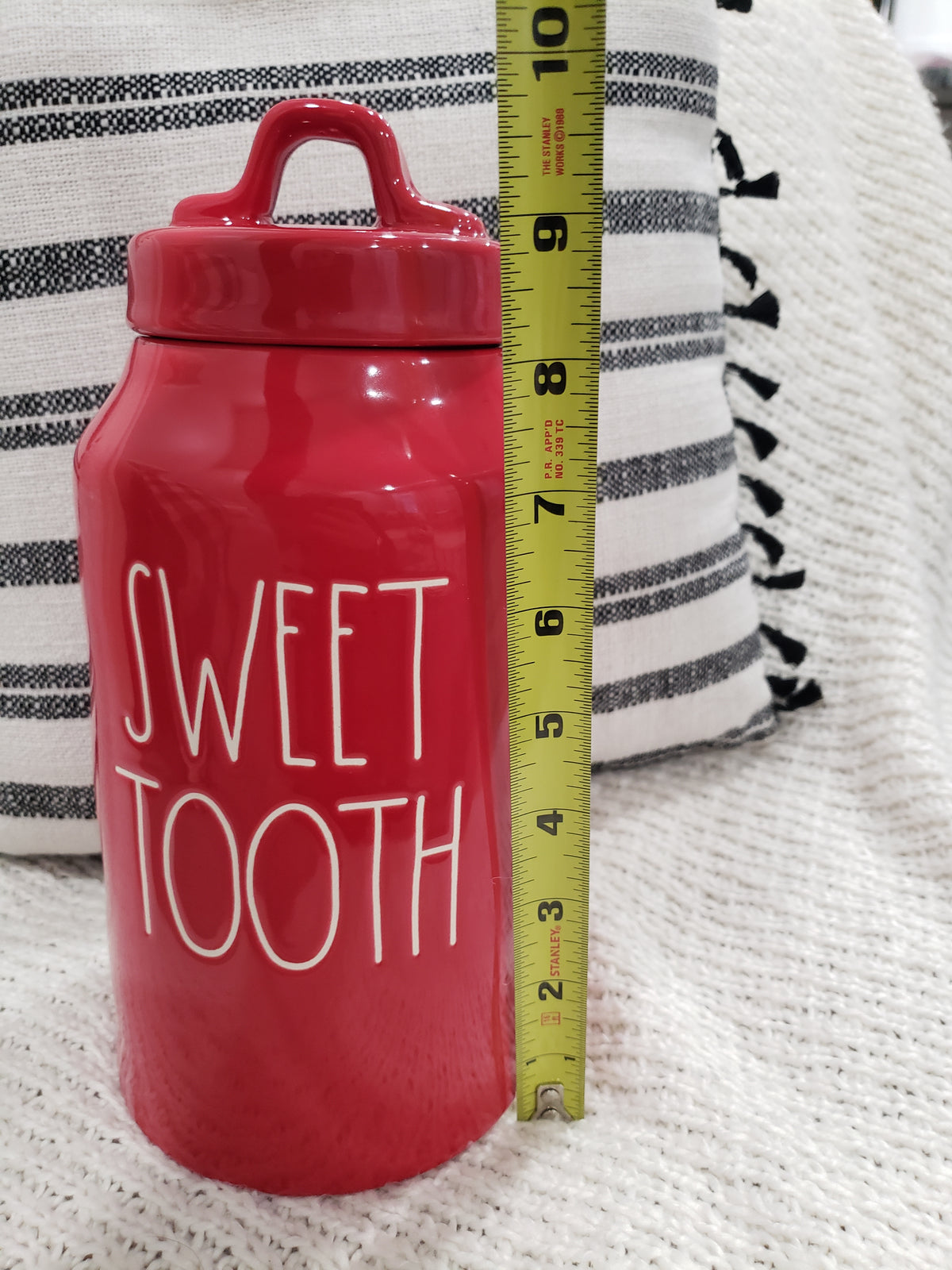 Rae Dunn &quot;Sweet Tooth&quot; Red Canister Collections
