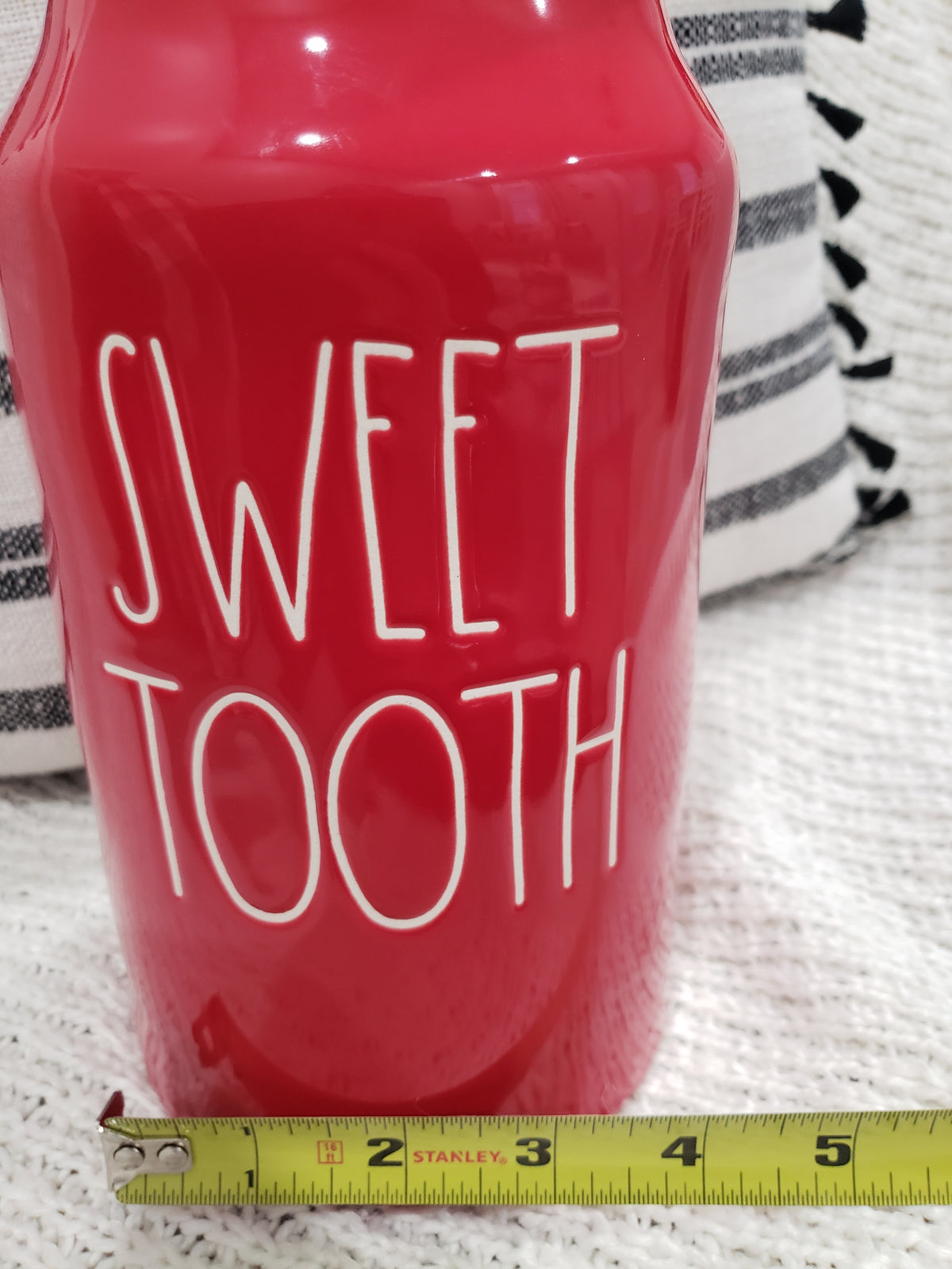 Rae Dunn &quot;Sweet Tooth&quot; Red Canister Collections