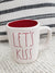 Rae Dunn "Let's Kiss" Mug Collection