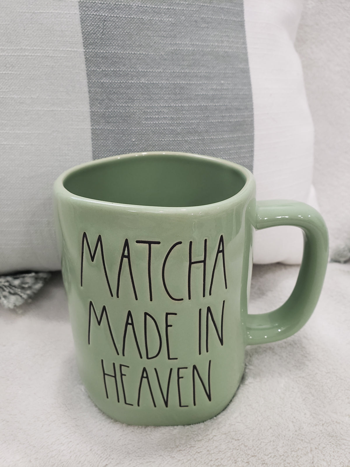 Rae Dunn &quot; Matcha Made In Heaven&quot; Green Mug Tea Collection