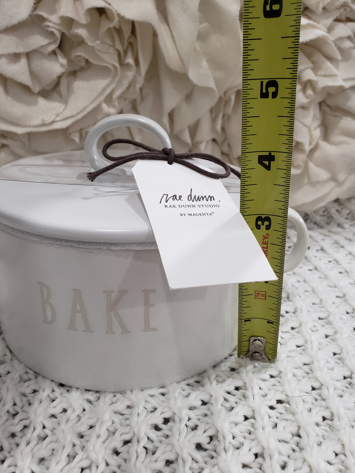 Rae Dunn &quot;Bake&quot; White Dish Studio Collection