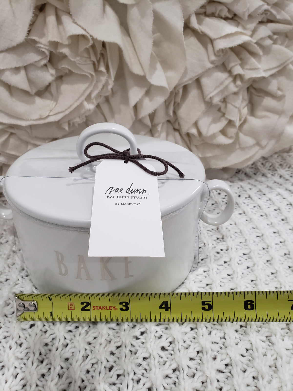 Rae Dunn &quot;Bake&quot; White Dish Studio Collection