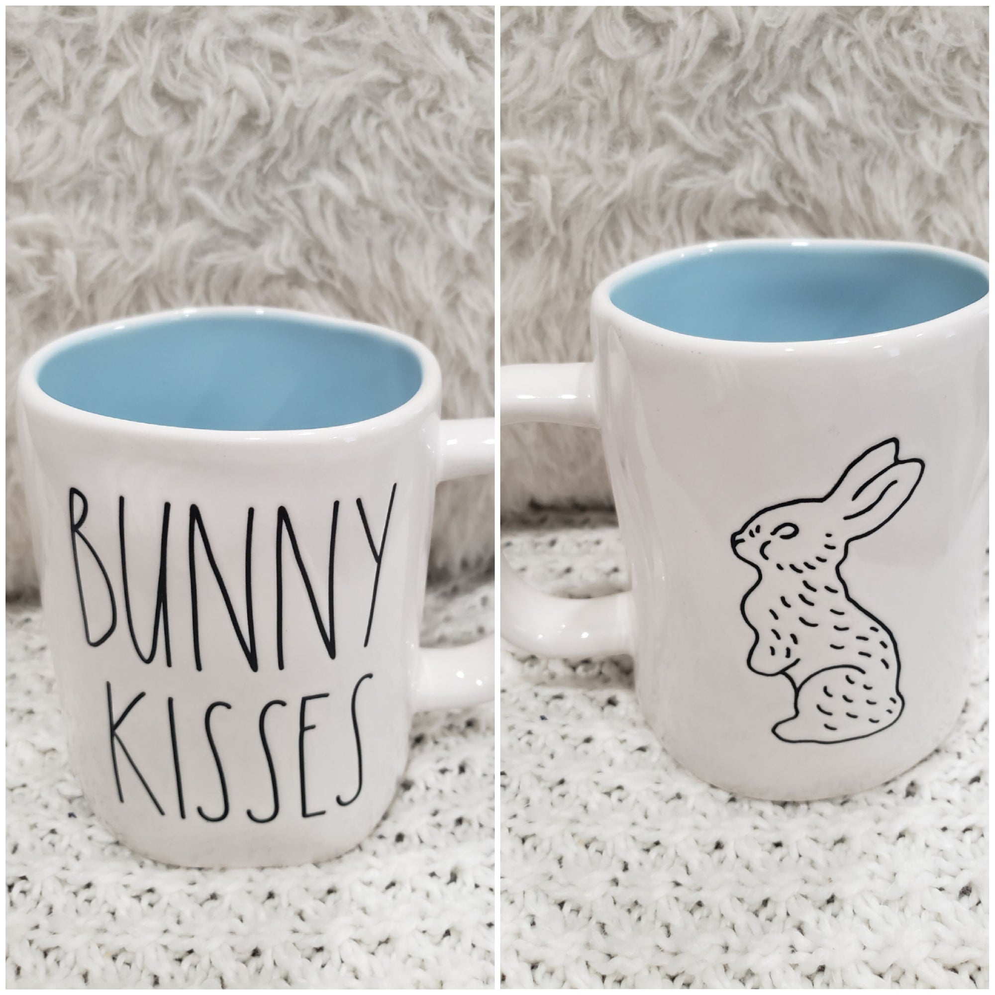 Rae Dunn "Bunny Kisses" Double Sided Mug Collection