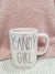 Rae Dunn "Candy Girl" White Iridescent Mug Collection