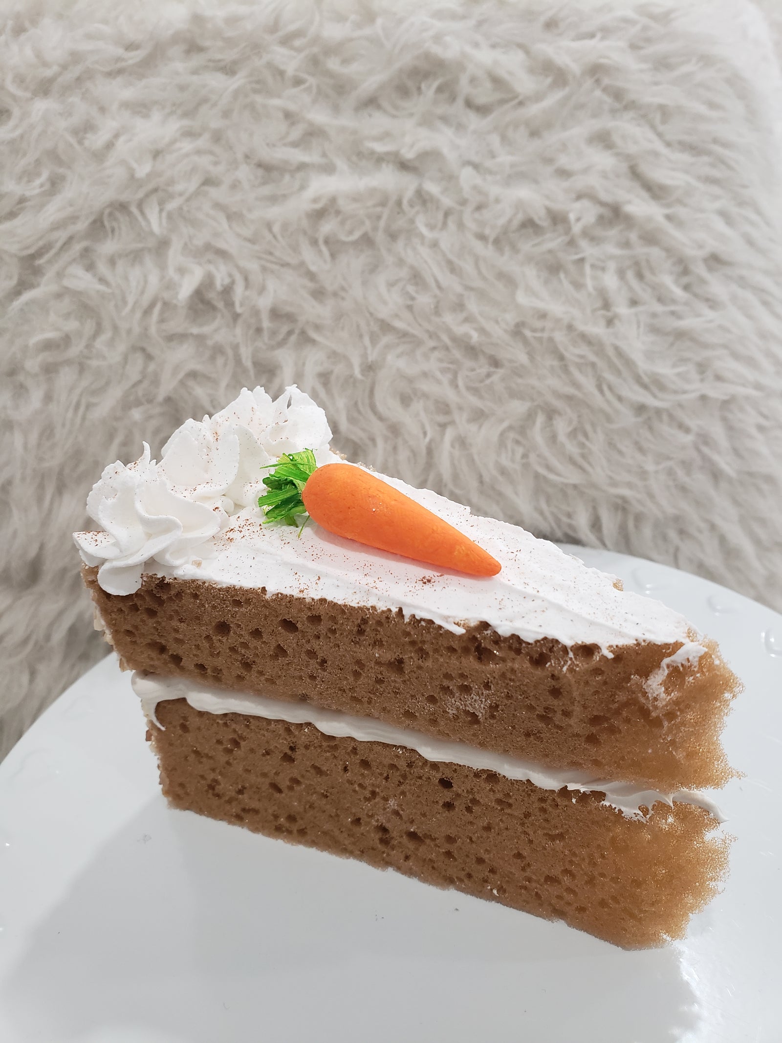 Pip Posh Design Faux Sweet Décor Carrot Slice Cake Collection