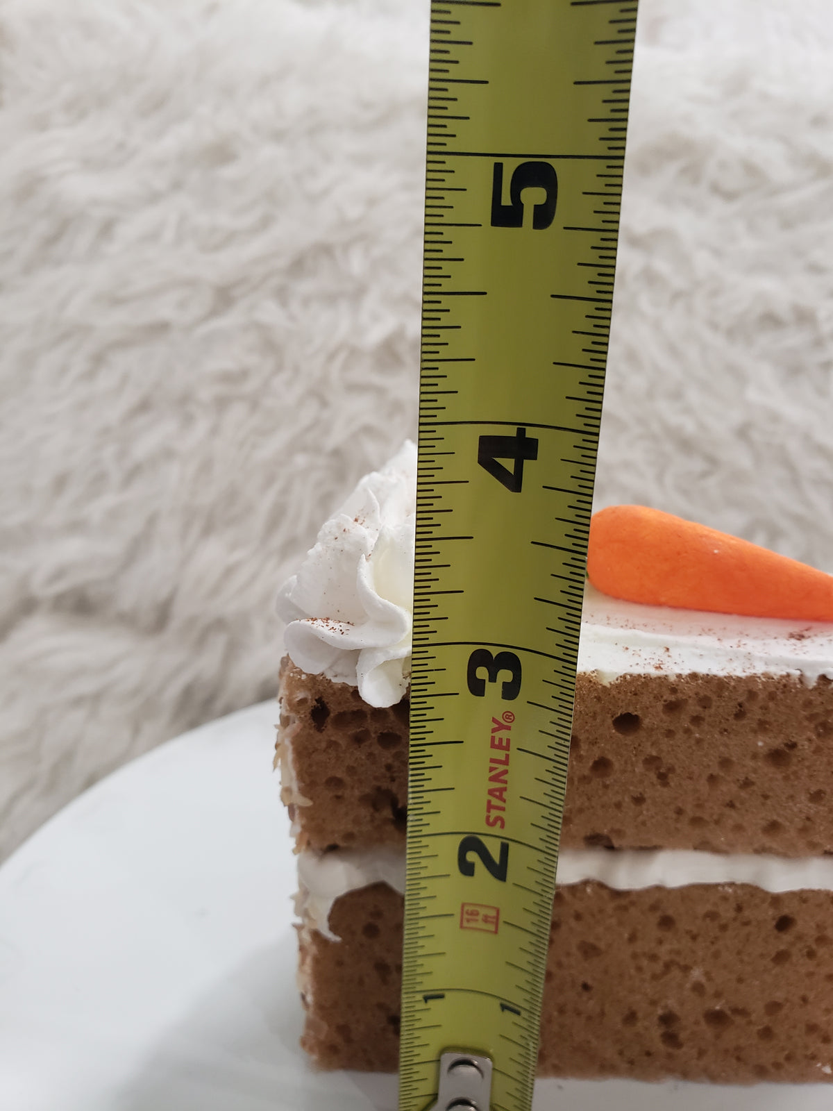 Pip Posh Design Faux Sweet Décor Carrot Slice Cake Collection