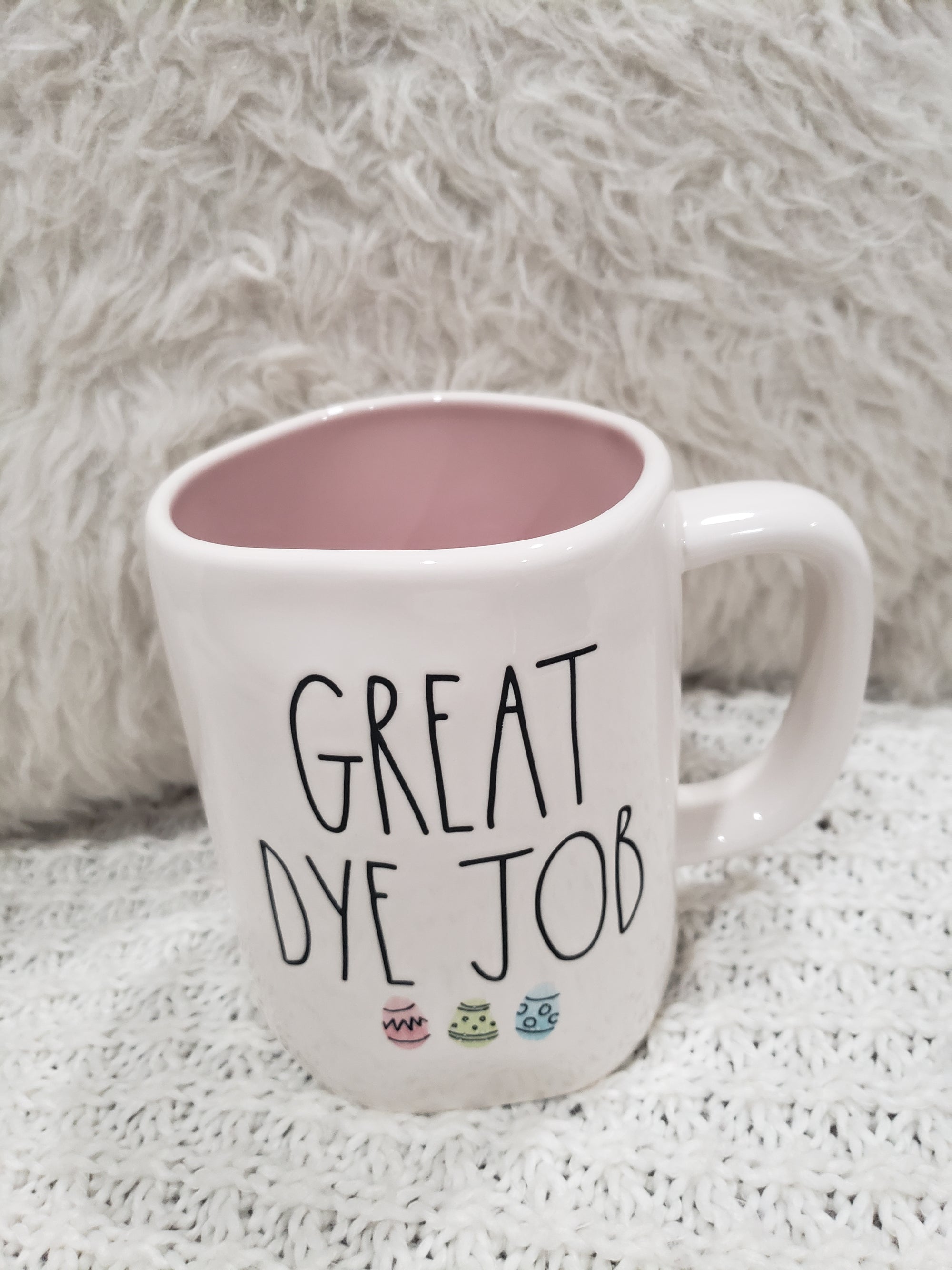 Rae Dunn "Great Dye Job" Mug Spring Collection