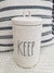 Rae Dunn "Keep" White Canister Collection