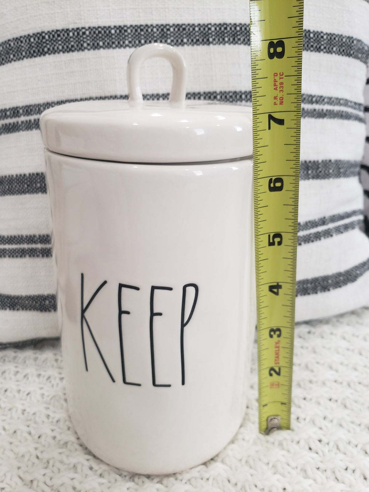 Rae Dunn &quot;Keep&quot; White Canister Collection