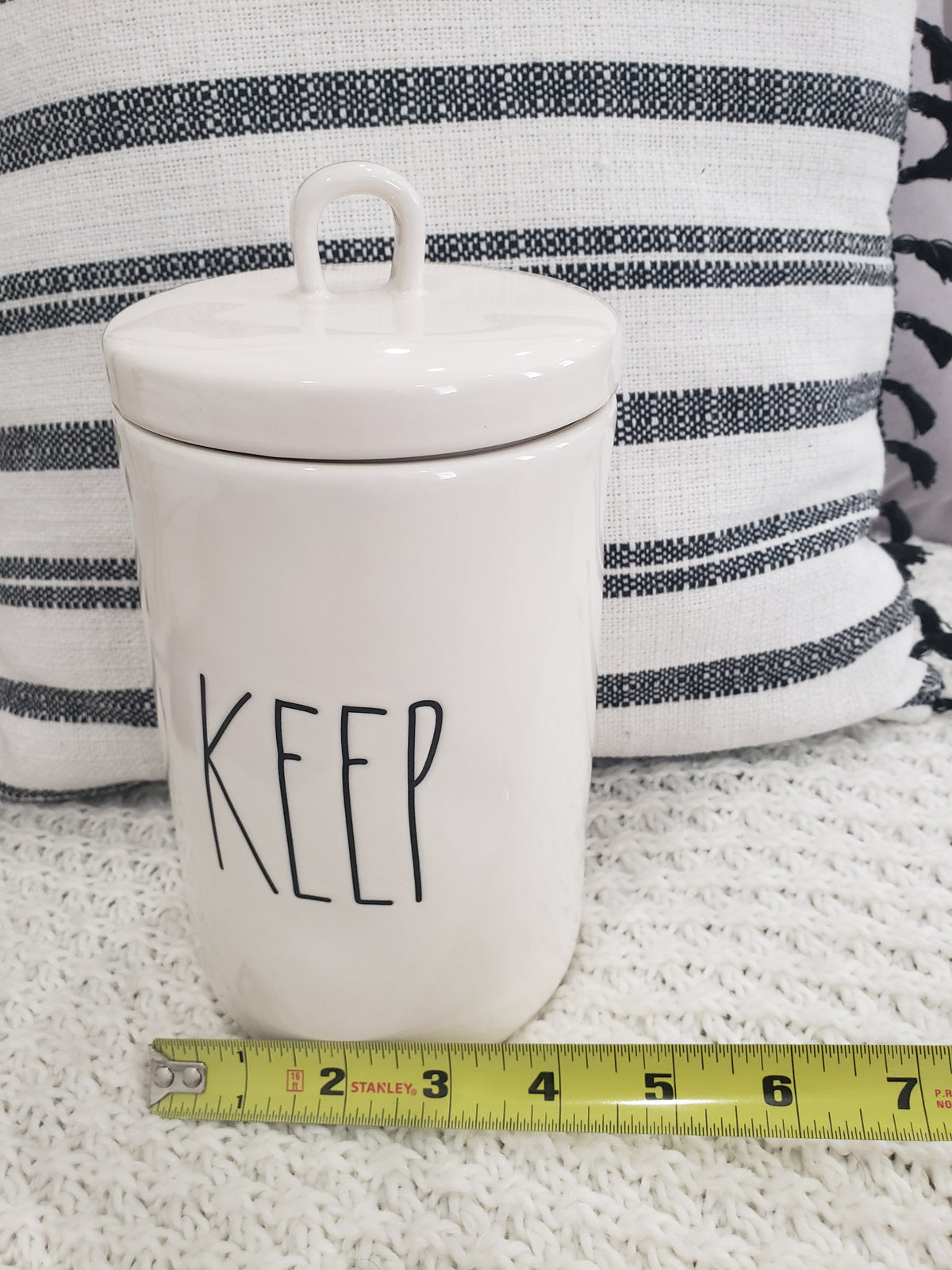 Rae Dunn &quot;Keep&quot; White Canister Collection