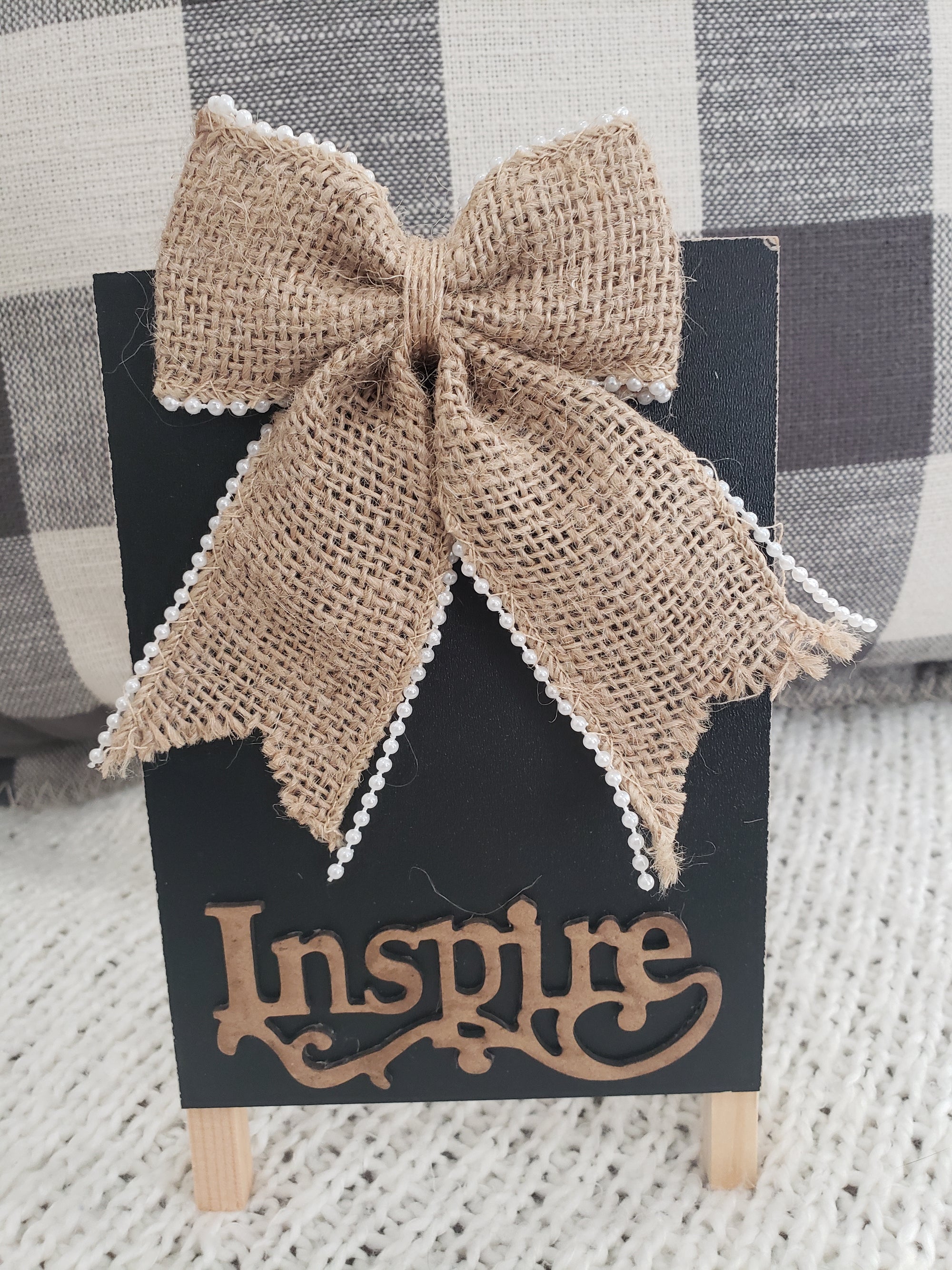 Pip Posh Design "Inspire" Mini Coffee Bar /Tier Décor Sign