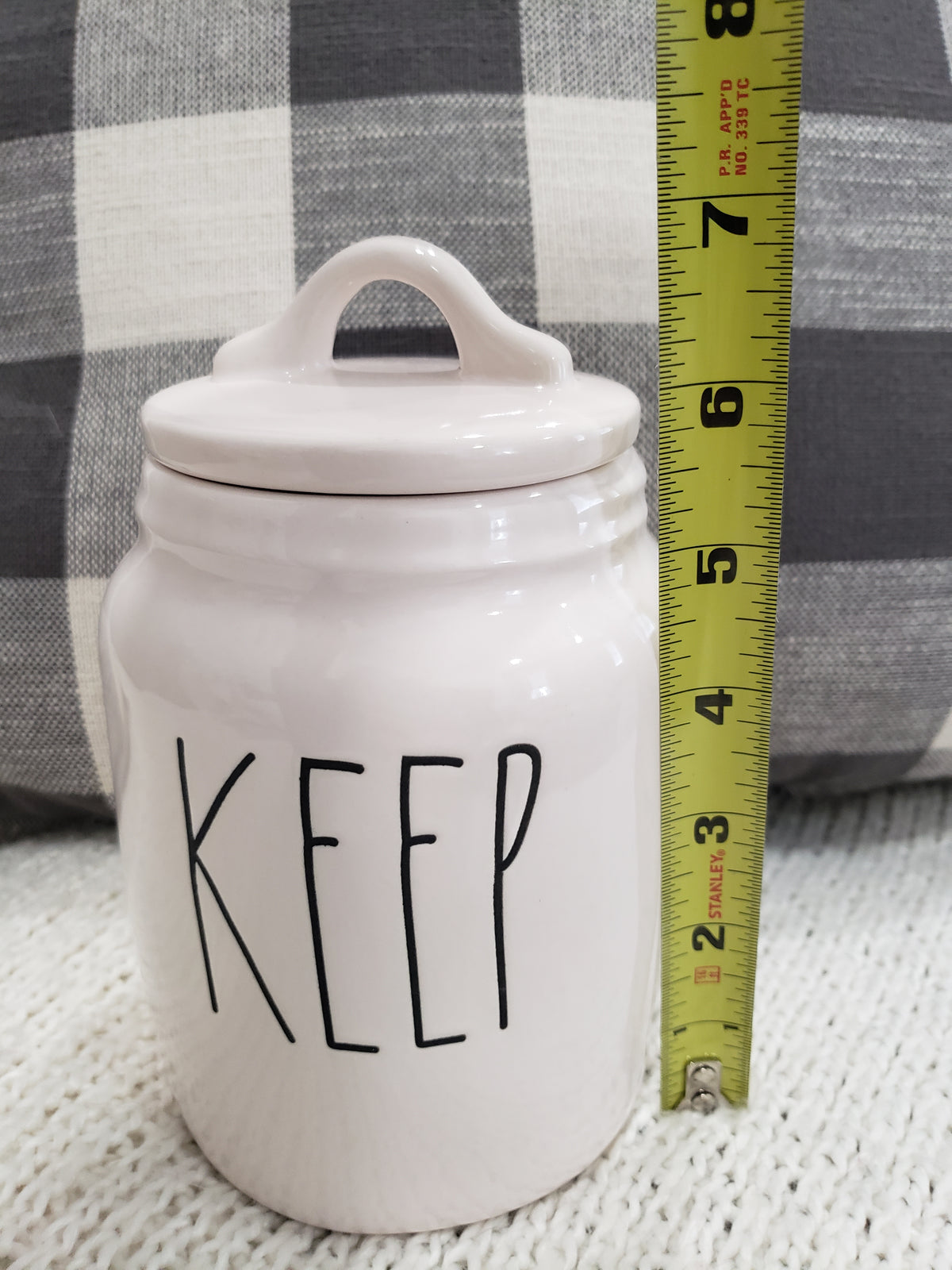 Rae Dunn &quot;Keep&quot; White Canister Collection