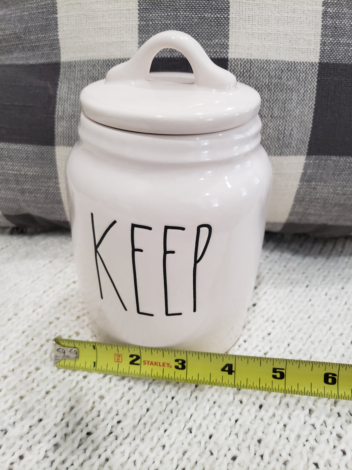 Rae Dunn &quot;Keep&quot; White Canister Collection