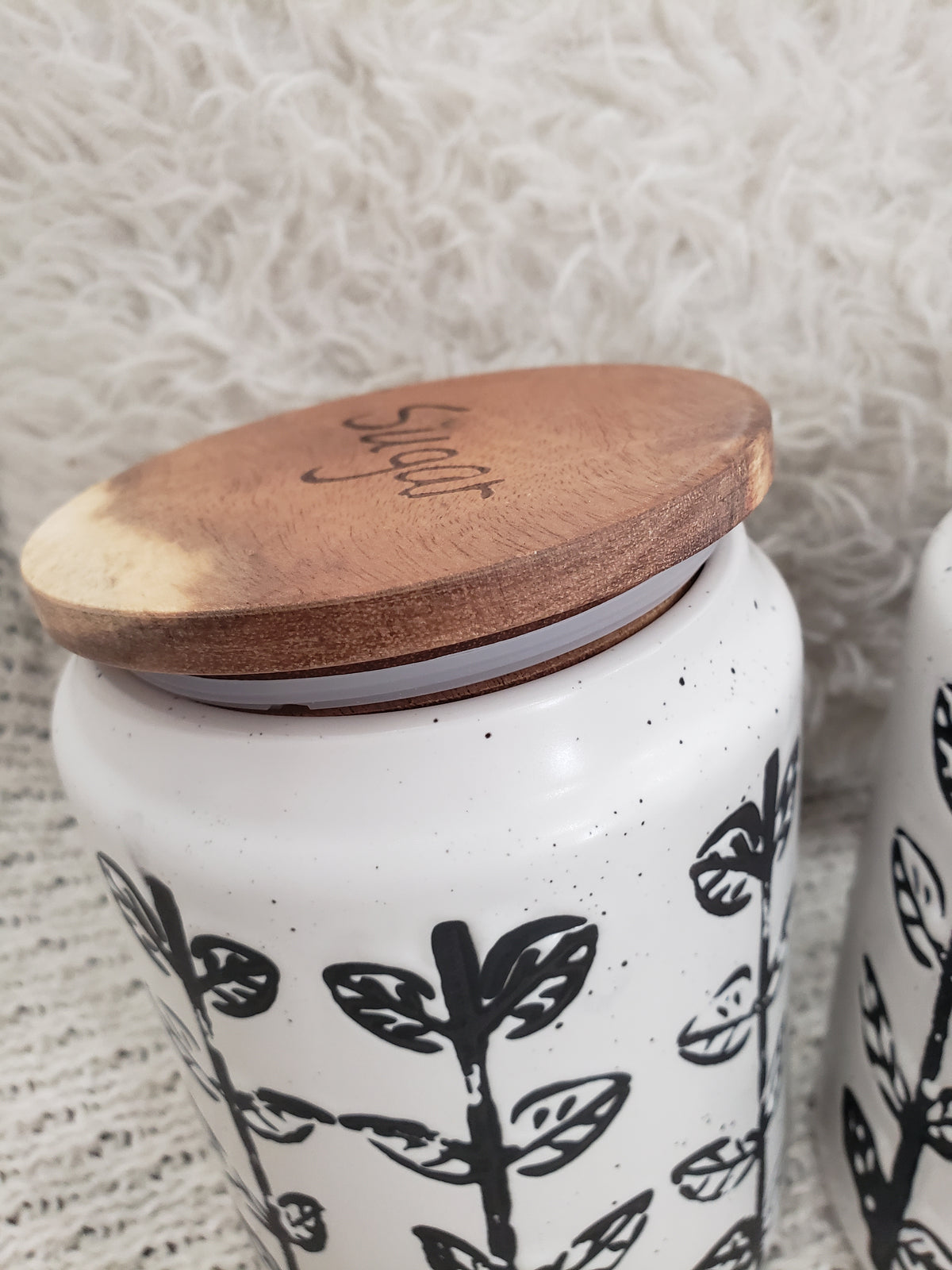 Farm House Style &quot;Sugar &amp; Coffee&quot; Cellars Set of 2