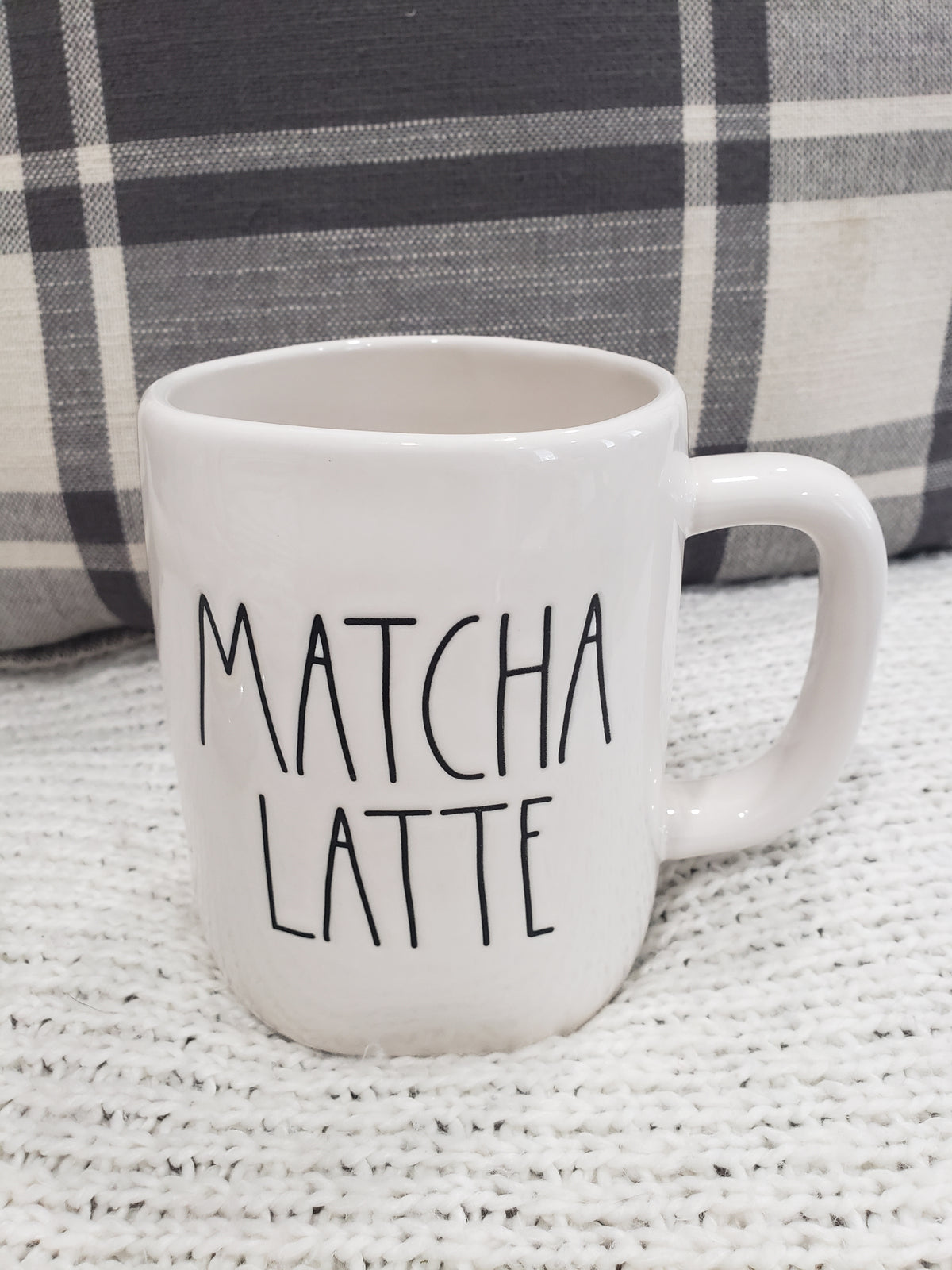 Rae Dunn &quot;Matcha Latte&quot; White Mug Tea Collection