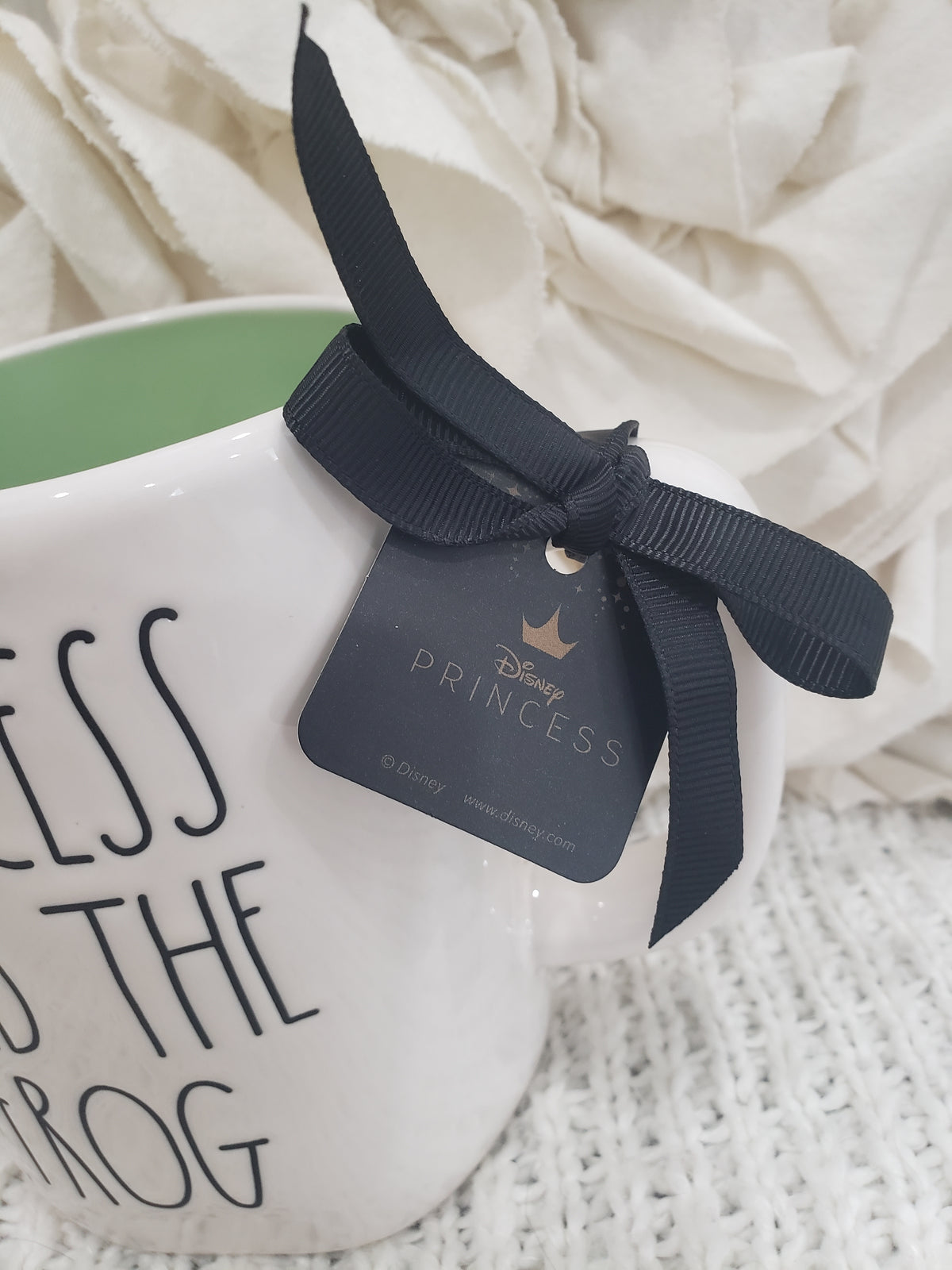 Rae Dunn &quot;Princess And The Frog&quot; Double Sided Mug Disney Princess Collection