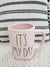 Rae Dunn "It's My Day" Powder Pink Mug Collection