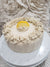 Pip Posh Design Faux Sweet Décor Ivory Lemon Cake Collection