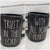 Rae Dunn "Trust In The Lord With All Your Heart" Black Double Sided Mug Collection