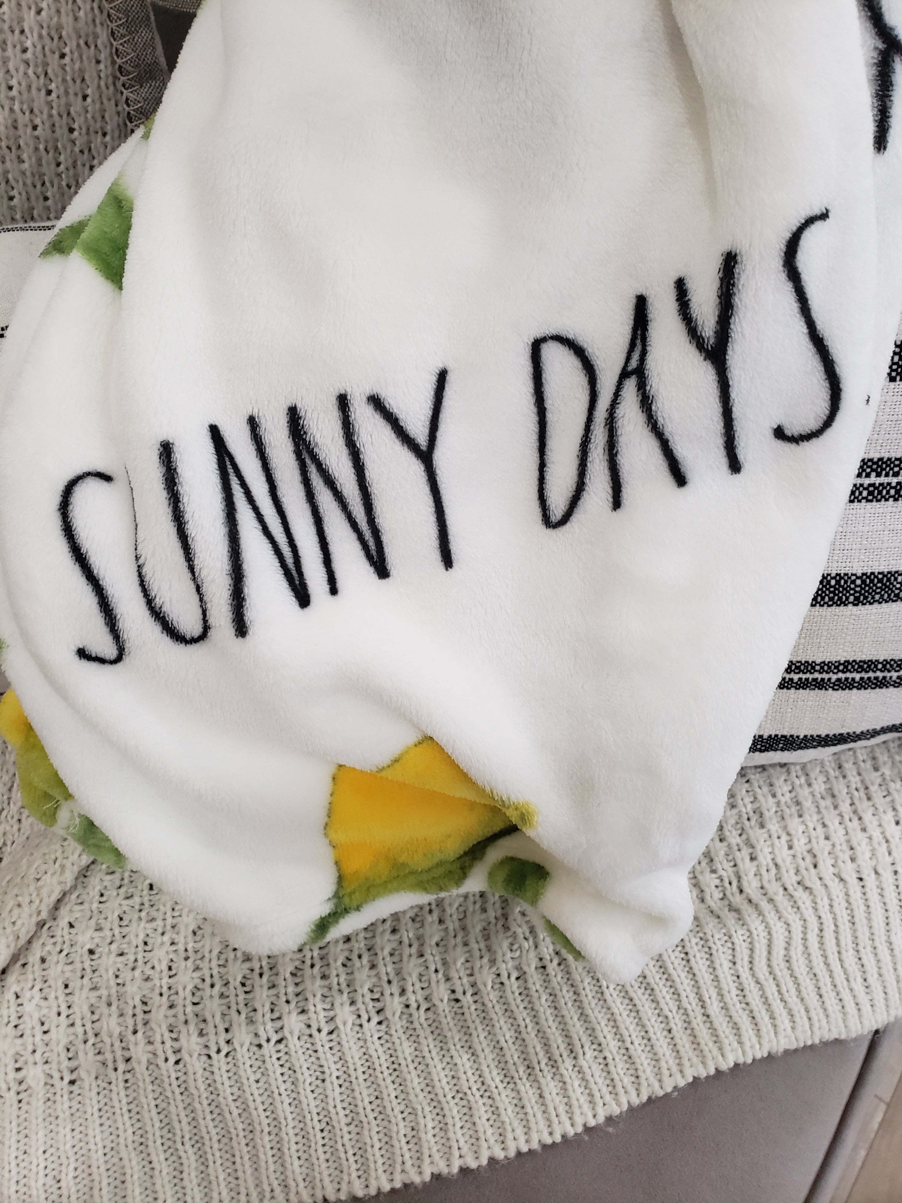 Rae Dunn Stitched Lemon Dish Towel