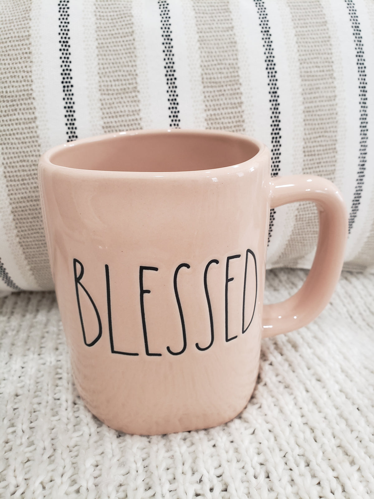 Rae Dunn &quot;Blessed&quot; Mug Faith Collections