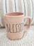 Rae Dunn "Blessed" Mug Faith Collections