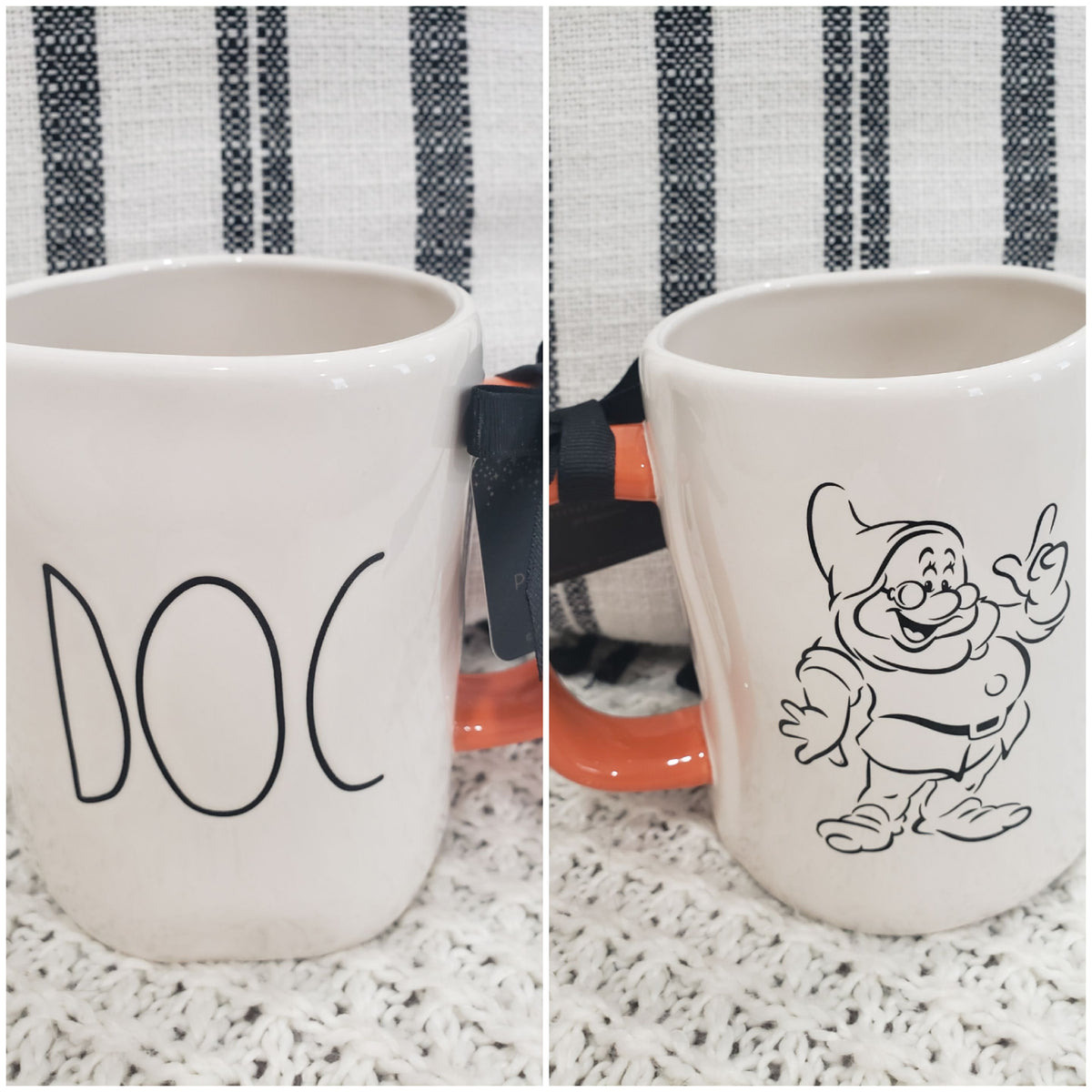 Rae Dunn &quot;Doc&quot; Double Sided Mug Disney&#39;s Princess Collection