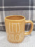 Rae Dunn " Let's Explore" Yellow Mug Adventure Collection