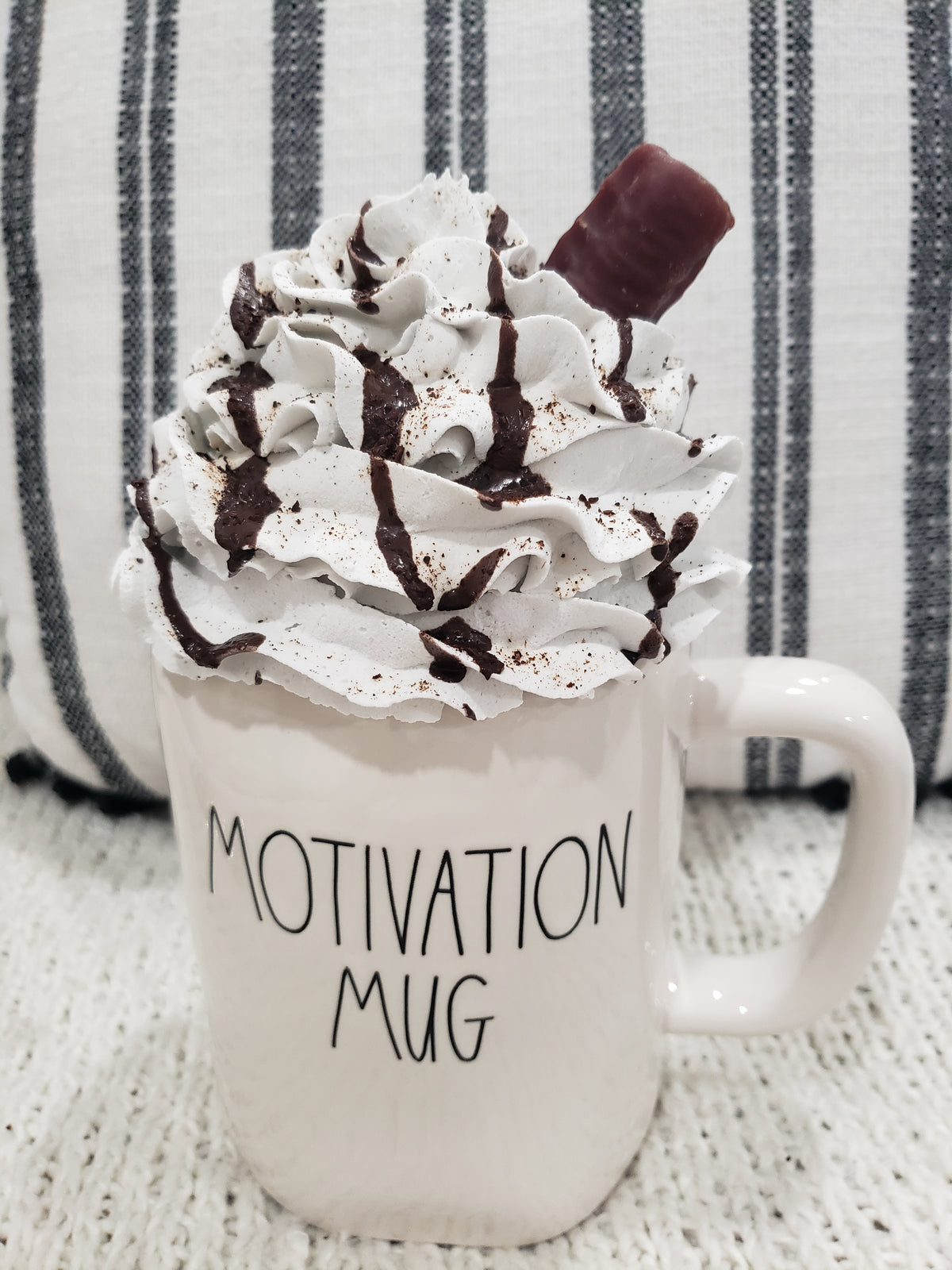 Pip Posh Design Faux Sweet Décor Whipped Chocolate Candy Mug Topper Collection