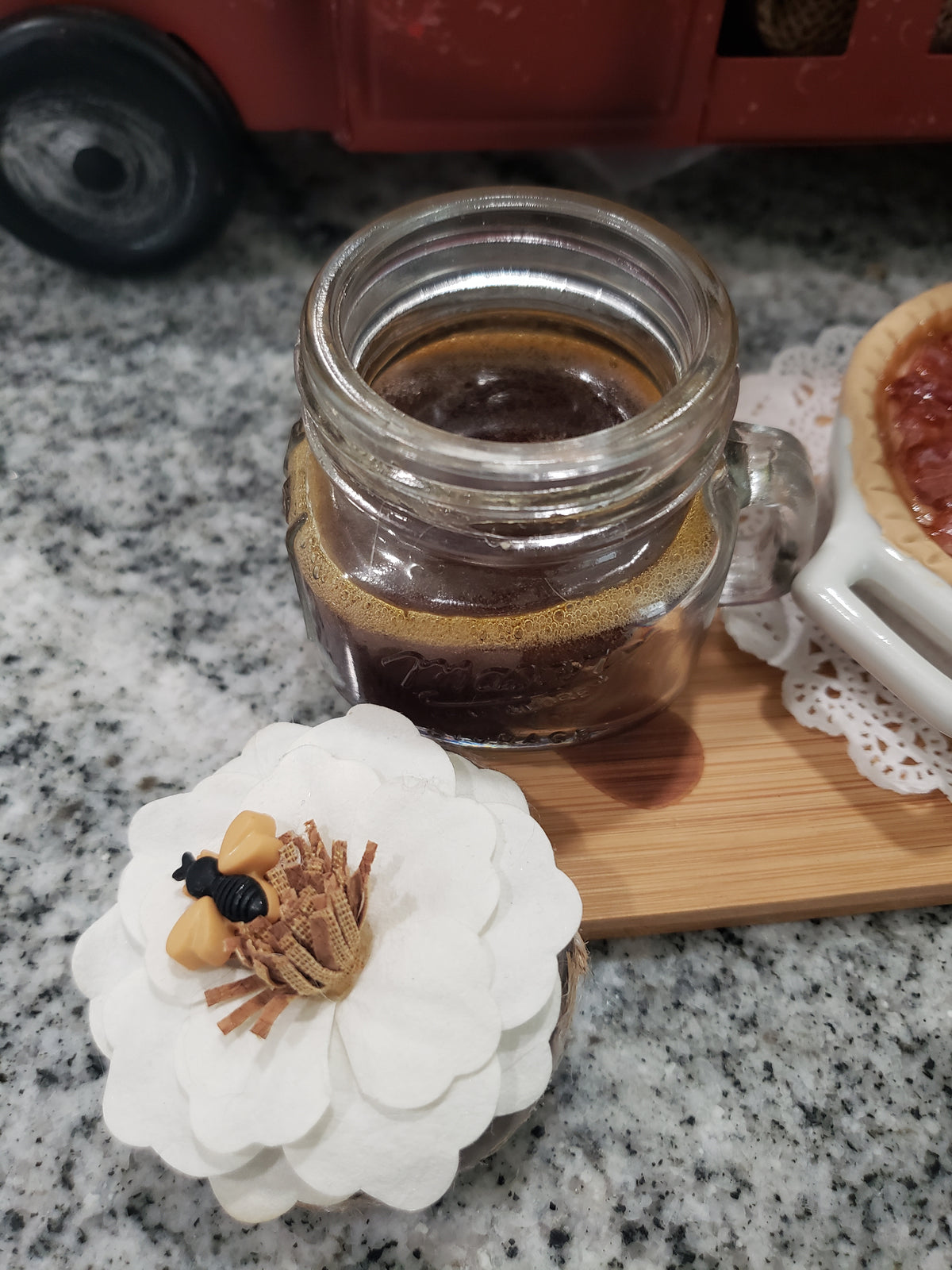 Pip Posh Design Faux Sweet Décor Mini Creations Honey &amp; Pecan Pie Bundle Set of 3