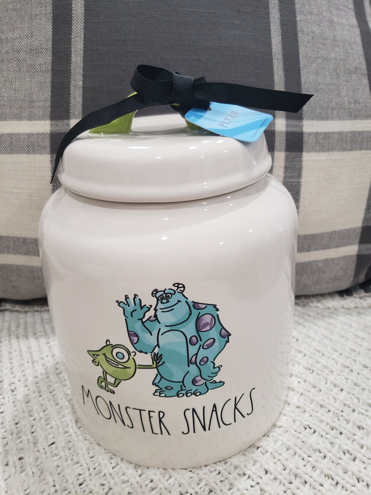 Rae Dunn &quot;Monster Snacks&quot; Disney&#39;s Pixar Monster&#39;s Inc Canister Collection