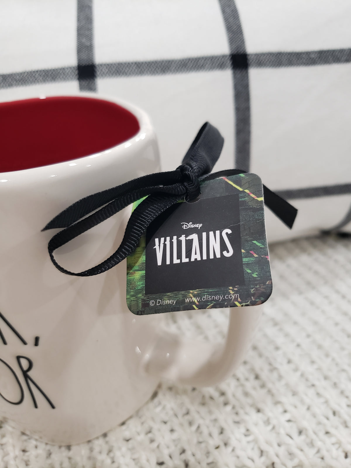 Rae Dunn &quot;Mirror, Mirror&quot; Doubled Sided Mug Disney Princess Villains Collection