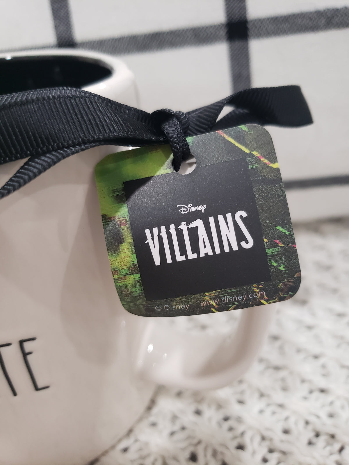 Rae Dunn &quot;Poor Unfortunate Souls&quot; Ursula Double Sided Mug Disney&#39;s Princess Villains Collection