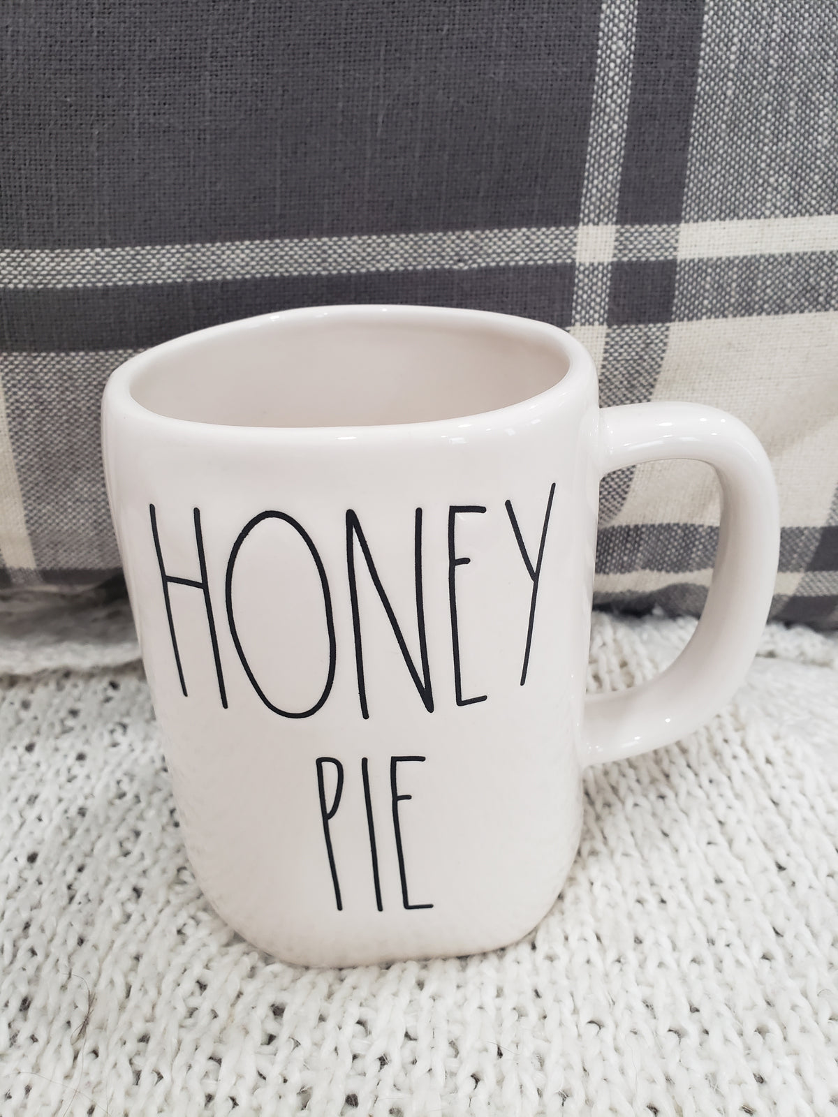 Rae Dunn &quot;Honey Pie&quot; White Mug Collection