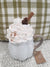 Pip Posh Design Faux Sweet Décor White Pumpkin Mug & Whipped Cinnamon Topper