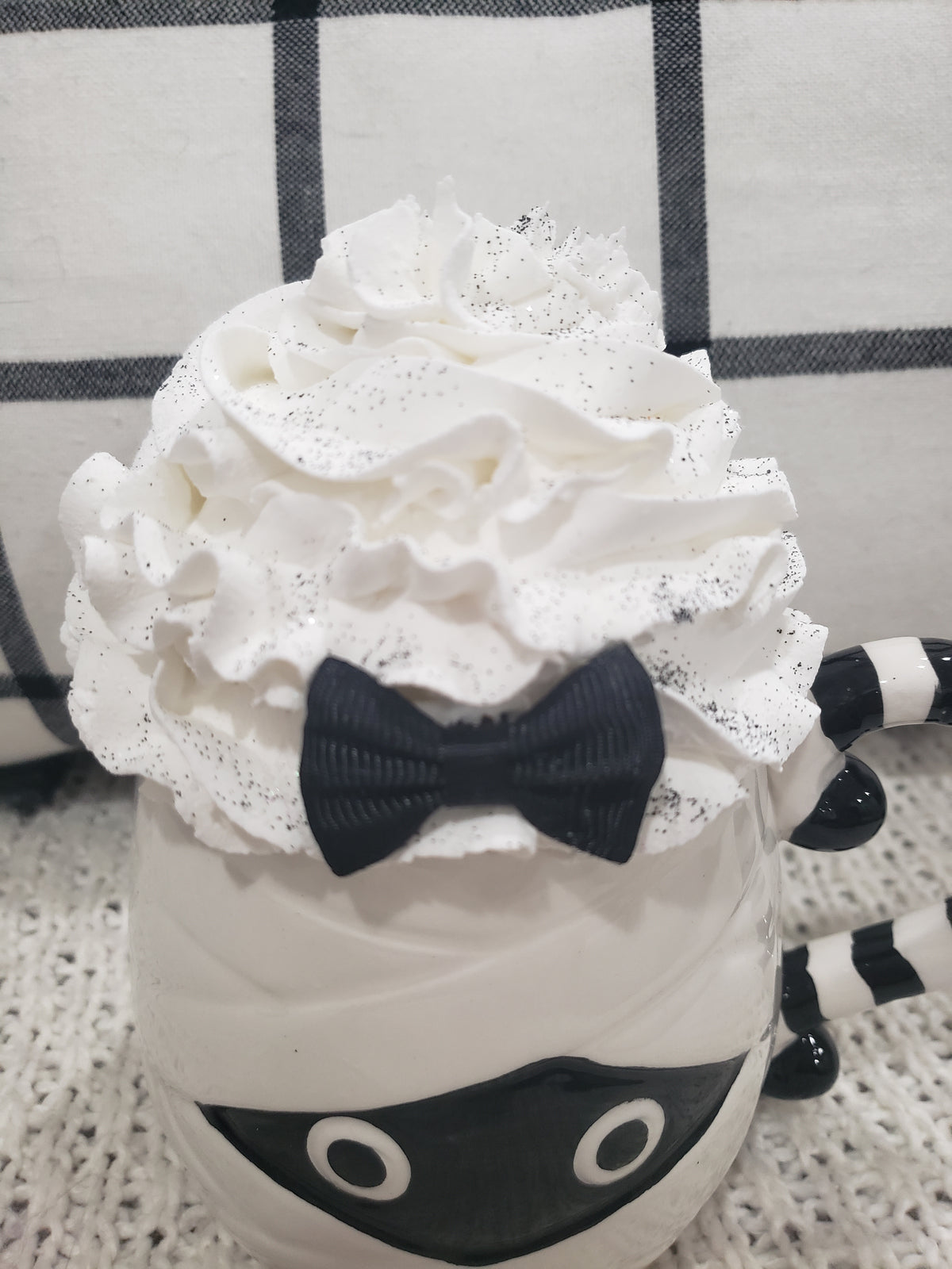 Pip Posh Design Faux Sweet Décor Mummy Mug &amp; White Whipped Topper