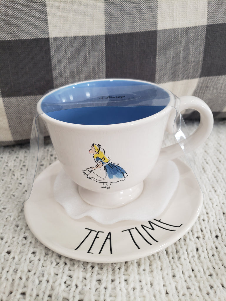 Disney Alice in Wonderland TEA TIME Tea Cup and Saucer Set - Rae Dunn  Magenta