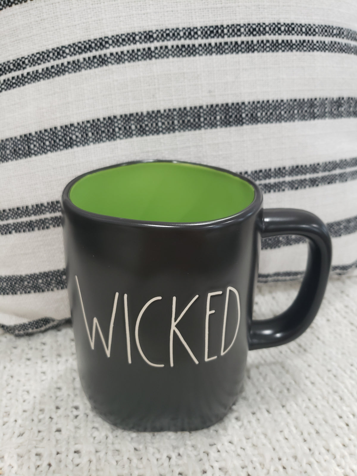 Rae Dunn &quot;Wicked&quot; Black Mug Collection