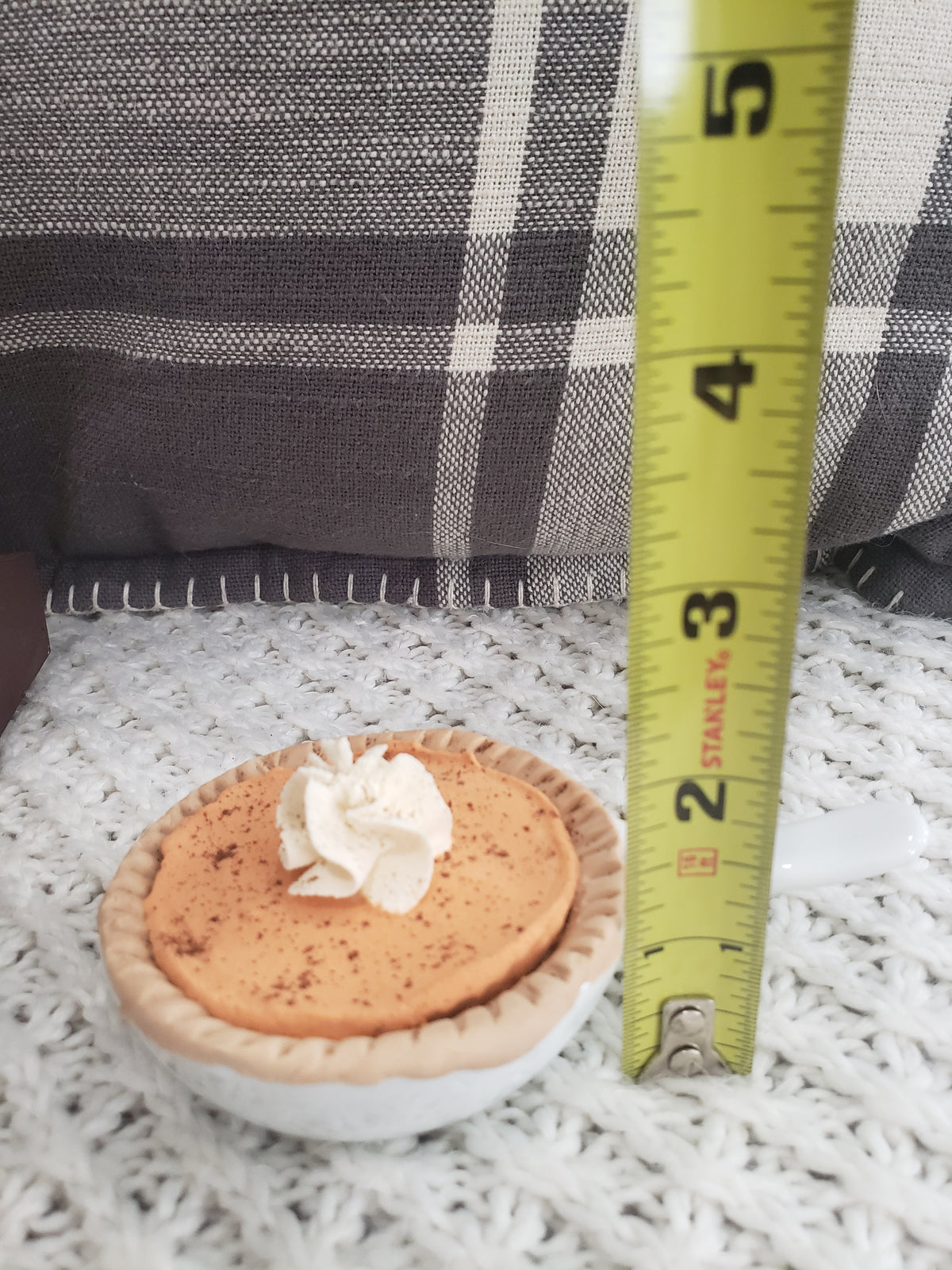 Pip Posh Design Faux Sweet Décor Mini Pumpkin Pie Tray Bundle Set of 4