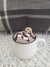 Pip Posh Design Faux Sweet Décor Mini White Mug Hot Chocolate & Cookie Topper Collection