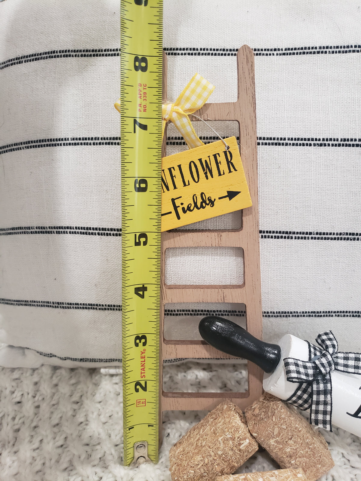 Pip Posh Design Faux Sweet Décor Sunflower Fields &amp; Blessed Mini Tier Bundle