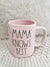 Rae Dunn "Mama Knows Best" Powder Pink Mug Collection