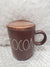 Rae Dunn "Cocoa" Brown Mug & Wooden Lid Warmer Collection