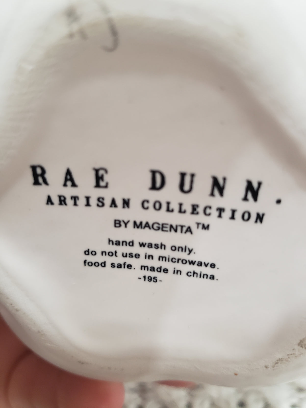 Rae Dunn &quot;Pumpkin&quot; White Pumpkin Mug &amp; Pip Posh Design Faux Sweet Décor White Whipped Topper